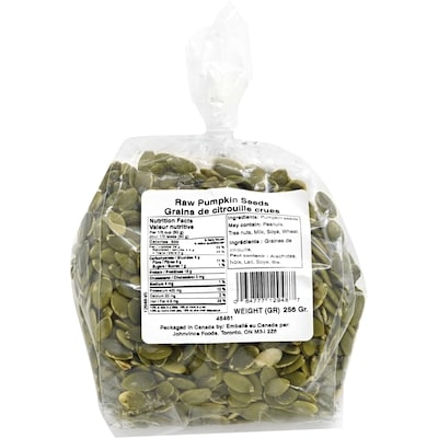 Johnvince Foods Raw Pumpkin Kernels $2.00/100g $9.07/1lb