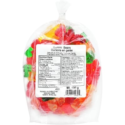 Johnvince Foods Gummi Grizzly Bear $10.00/1kg $4.54/1lb
