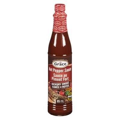Grace Hot Pepper Sauce Hickory Smoke Medium 85 ml, $2.11/100ml