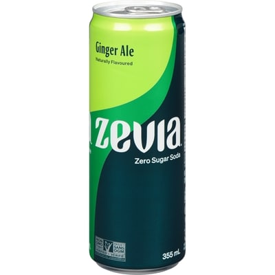 Zevia Zero Sugar Soda, Ginger Ale 355 ml, $0.56/100ml