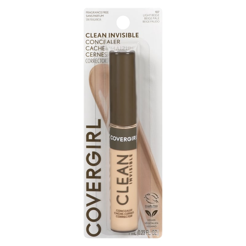 Clean Invisible Concealer Light Beige - 107