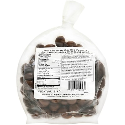 Johnvince Foods Milk Chocolate Peanuts $15.00/1kg $6.81/1lb