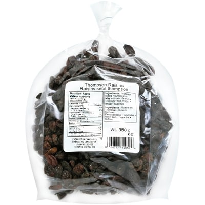 Johnvince Foods Thompson Raisins $15.00/1kg $6.81/1lb