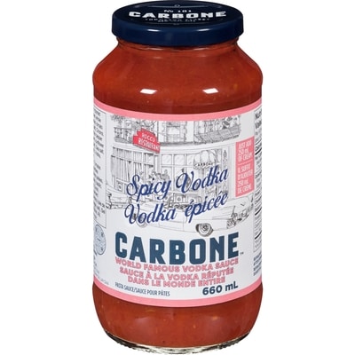 Carbone Pasta Sauce, Spicy Vodka 660 ml, $2.12/100ml