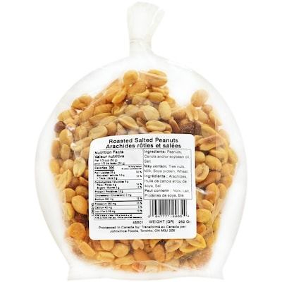 Johnvince Foods Roasted Salted Peanuts $15.00/1kg $6.81/1lb