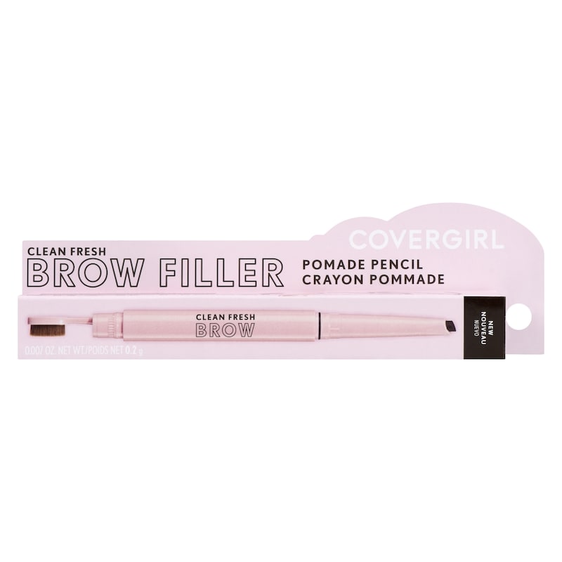 Clean Fresh Brow Filler Pomade Eyebrow Pencil, Dark Brown - 600