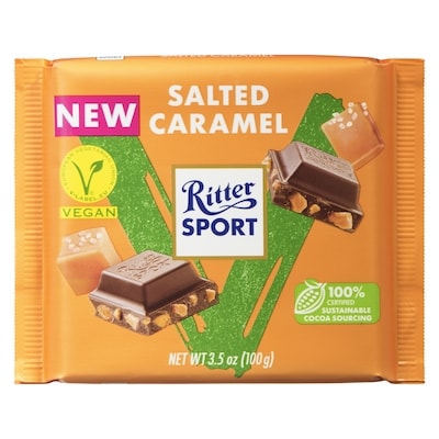 Ritter Sport Vegan Salted Caramel 100 g, $4.99/100g