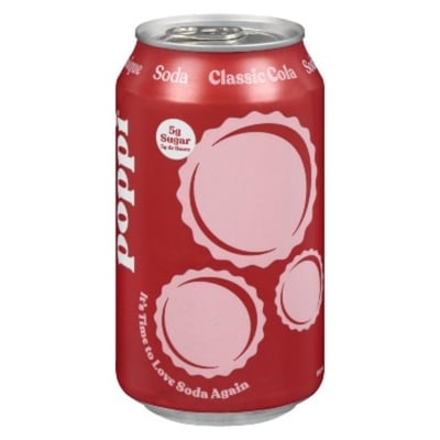 Poppi Classic Cola Soda 355 ml, $0.98/100ml