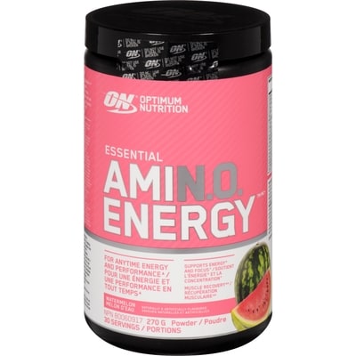 Optimum Nutrition Essential amin.o. energy poudre melon d'eau 270 g, 14,81 $/100g