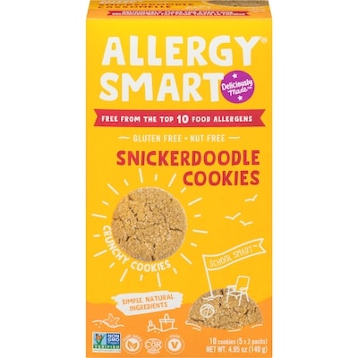 Allergy Smart Snickerdoodle Cookies 140 g, $4.64/100g
