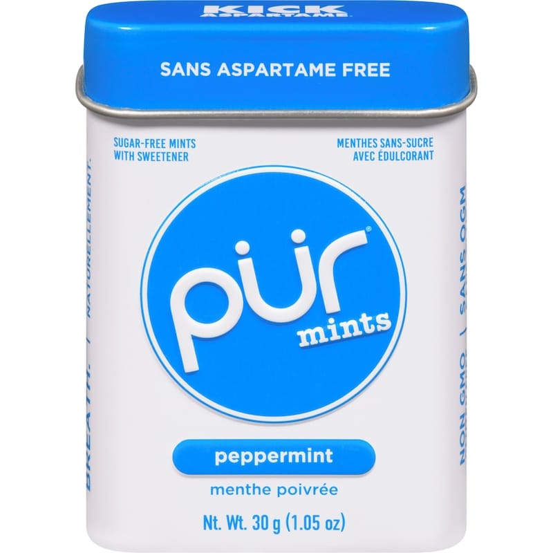 Aspartame Free, Sugar-Free, Natural Peppermint Flavoured Mints