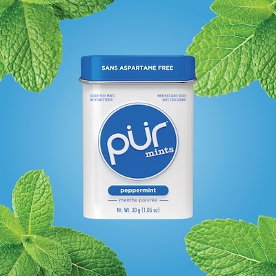 Menthes Sans Aspartame, Sans Sucre, au Goût Naturel Menthe Poivrée