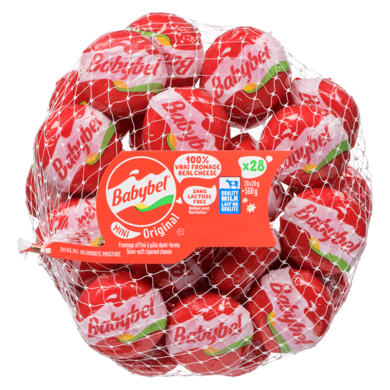 Semi-Soft Ripened Cheese Mini Original 24% M.F. 28-Count