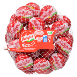 Babybel Fromage affiné à pâte demi-ferme mini original 24% m.g.emb. 28 560 g, 4,82 $/100g
