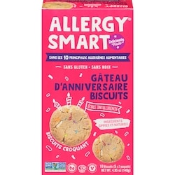 Allergy Smart Gâteau d'anniversaire biscuits 140 g, 4,29 $/100g