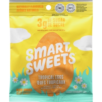 Smart Sweets Candy Tropical Eggs Gummy Candy 50 g, $8.98/100g