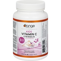 Kids Vitamin C Chewables + Elderberry 3 Years & Up