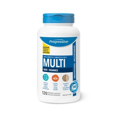 Progressive Multivitamin For Men Capsules 120 ea, $0.33/1ea