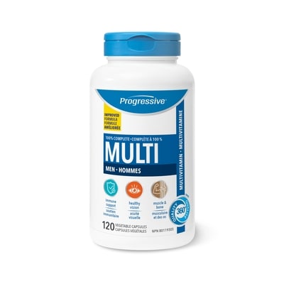 Progressive Multivitamin For Men Capsules 120 ea, $0.47/1ea