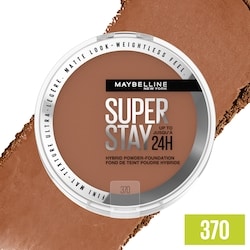 Super Stay 24 Hour Hybrid Powder Foundation, Waterproof, Vegan, Mattifying 370