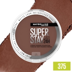 Super Stay 24 Hour Hybrid Powder Foundation, Waterproof, Vegan, Mattifying 375