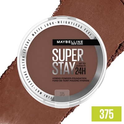 Maybelline Super Stay 24 Hour Hybrid Powder Foundation, Waterproof, Vegan, Mattifying 375 6 g, $274.83/100g