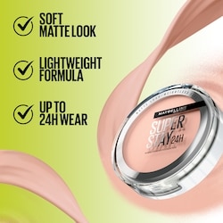 Maybelline Super Stay 24 Hour Hybrid Powder Foundation, Waterproof