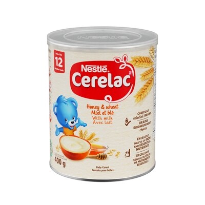 Nestlé Céréales pour bébés Miel et blé avec lait 400 g, 2,50 $/100g