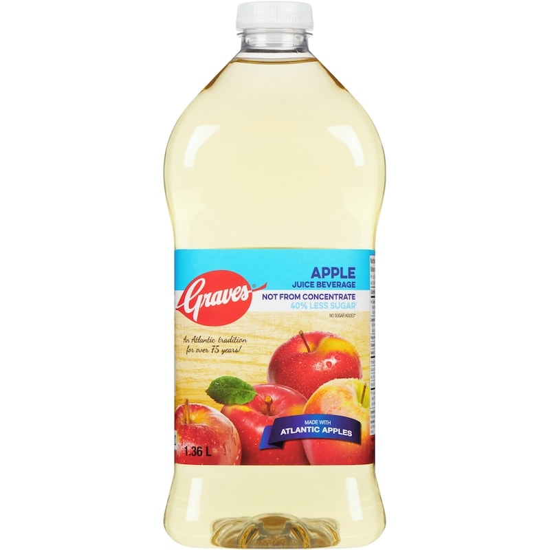 Graves Less Sugar Apple Juice Beverage l Atlantic Superstore