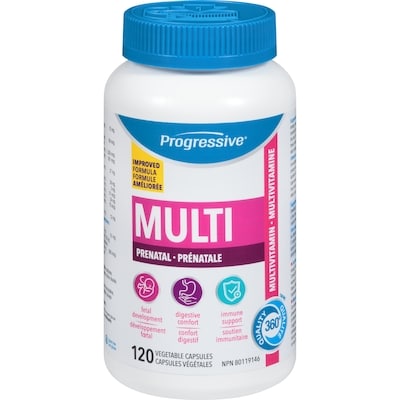 Progressive Multi multivitamine prénatale 120 ea, 0,40 $/1ch