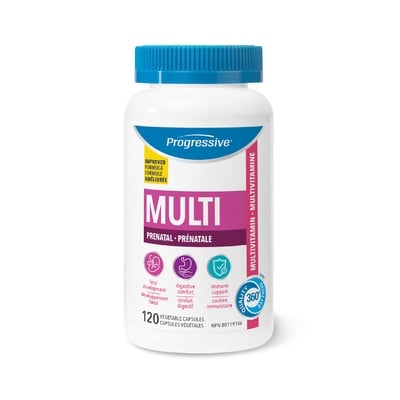 Progressive Multi multivitamine prénatale 120 ea, 0,44 $/1ch
