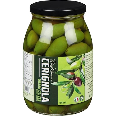 Di Manno Bakery Cerignola Green Olives 1 l, $0.90/100ml