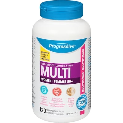 Progressive Multi Multivitamin Women 50+ 120 ea, $0.33/1ea