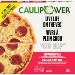 Caulipower Pizza au pepperoni 320 g, 5,31 $/100g