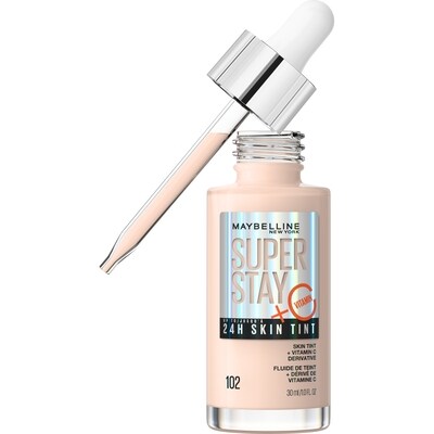 Maybelline Fond de teint super stay teinté jusqu’à 24h avec vitamine c* 102 30 ml, 63,30 $/100ml