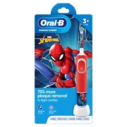 Oral-B Brosse à dents électrique pour enfants mettant en vedette les personnages de Spiderman de Marvel, enfants de 3 ans et plus 1 ea, 40,00 $/1ch