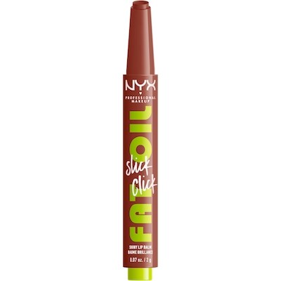Nyx Baume brillance fat oil slick click, baume format bâton, link in my bio 2 g, 849,50 $/100g