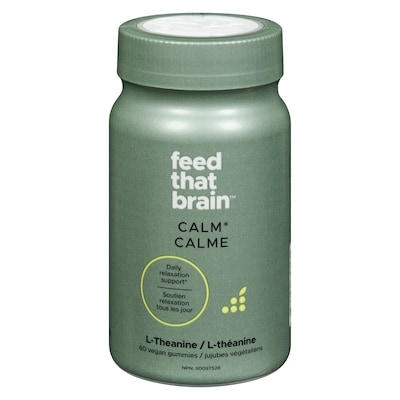 FEED THAT BRAIN Anti-stress gummy calme banane et bleuet 60 ea, 0,40 $/1ch