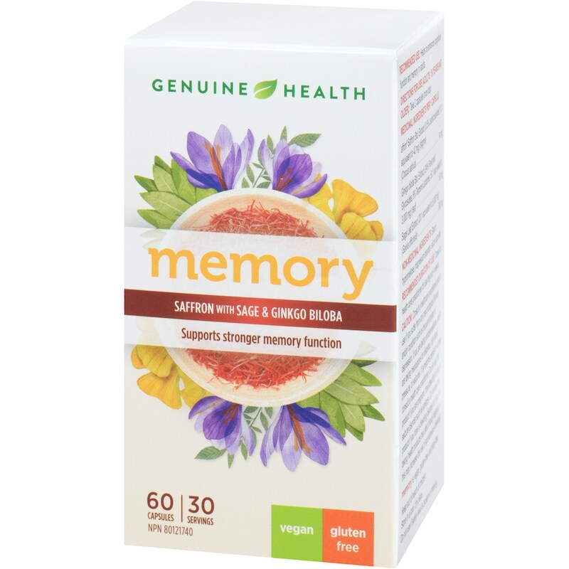 Memory, Saffron & Ginkgo Biloba