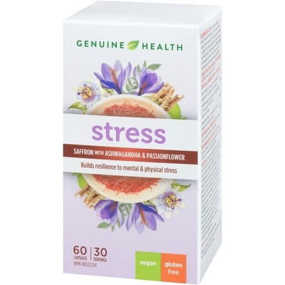Stress Supplement, Saffron & Ashwagandha