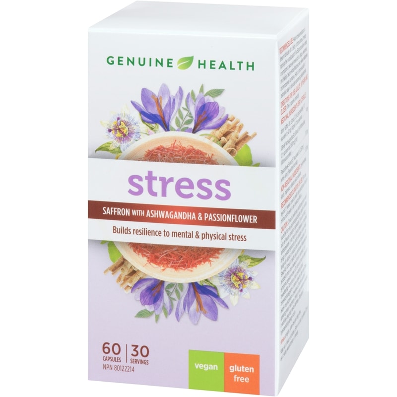Stress Supplement, Saffron & Ashwagandha