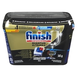 Finish Powerball Quantum Ultramax Automatic Dishwasher Detergent 30 ea, $0.53/1ea