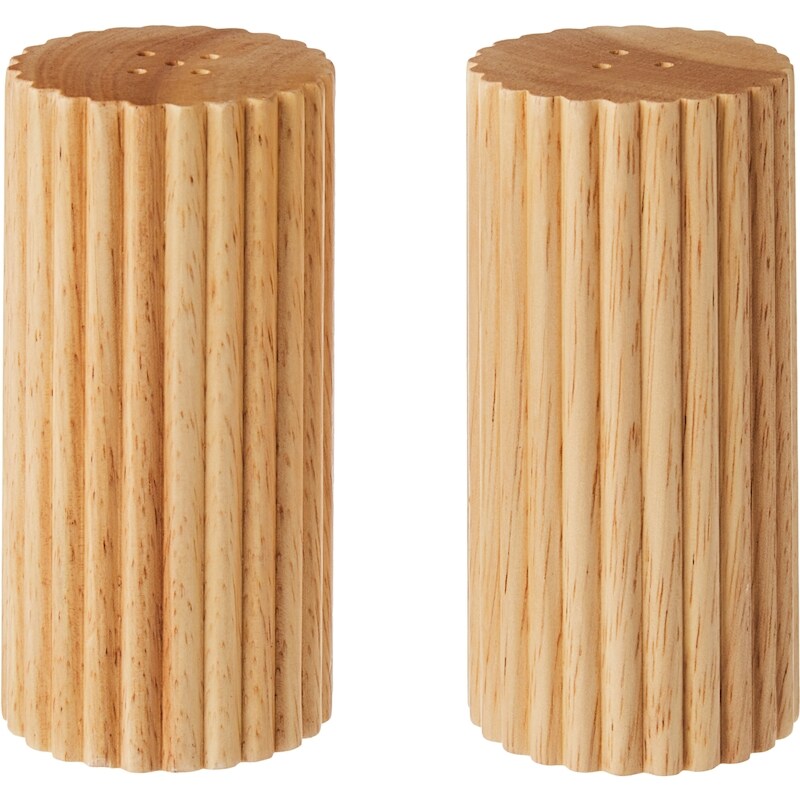 Rib Salt and Pepper Shakers 2 Piece Set
