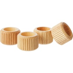 President's Choice Acacia Rib Napkin Rings 4 Pack 1 ea, $10.00/1ea