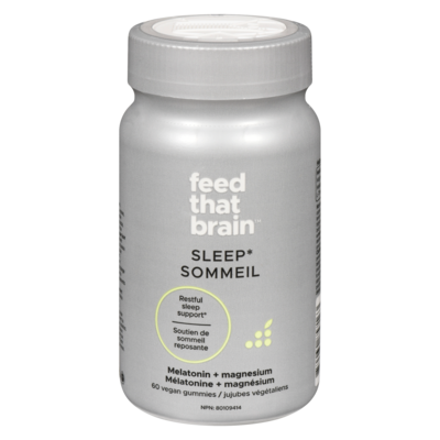 FEED THAT BRAIN Sleep smart gummy sommeil agrumes apaisants 60 ea, 0,40 $/1ch