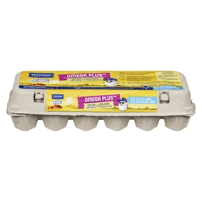 Burnbrae Farms Naturegg Omega Plus Solar Free Range Eggs, Large 12 ea, $0.68/1ea