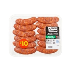 Butcher's Choice Mild Italian Pork Sausages, Club Pack 1.1 kg, $0.91/100g