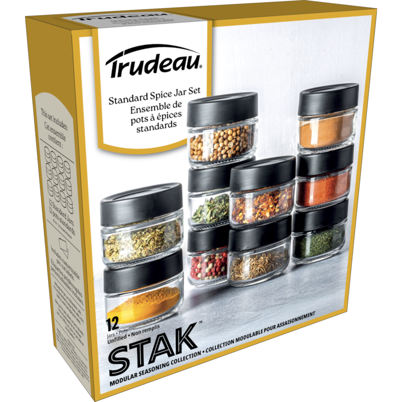STAK Set of 12 Small Jars Unfilled