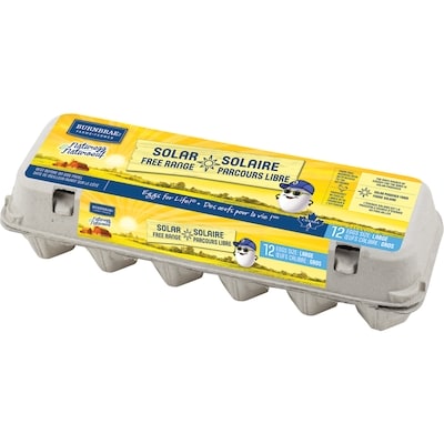 Burnbrae Farms Naturegg Solar Free Range Eggs, Large 12 ea, $0.68/1ea