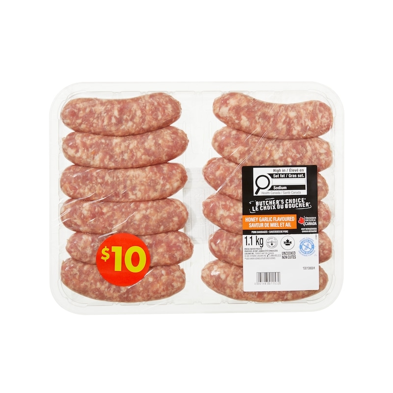 Butcher's Choice Honey Garlic Flavoured Pork Sausages Club Pack